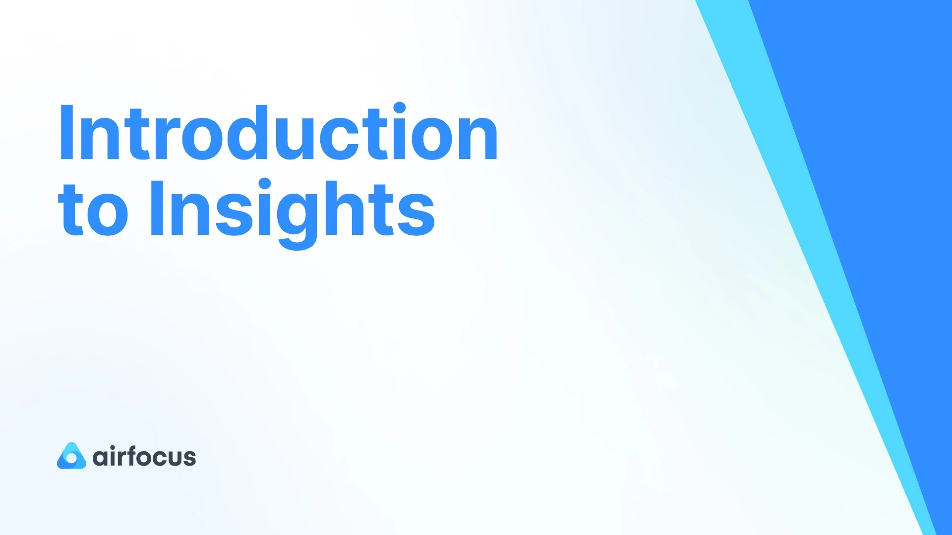 Introduction to Insights